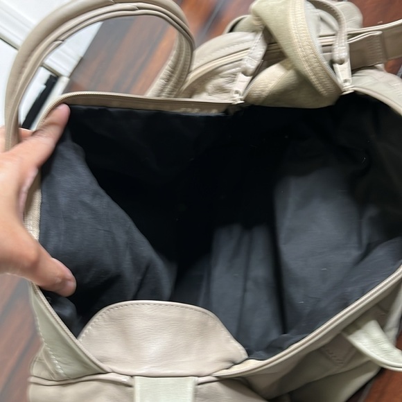 Talon Dual Zipper Soft Leather Duffle Bag Luggage Overnight  Gym Vintage - Picture 12 of 14